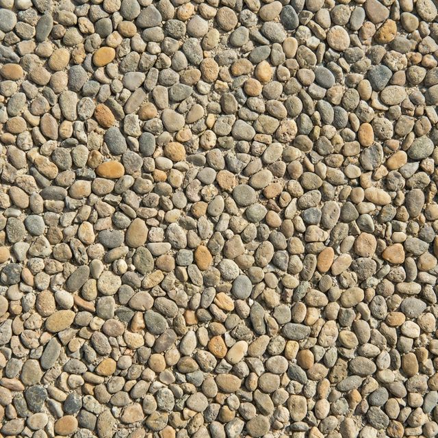 Modern fine exposed aggregate