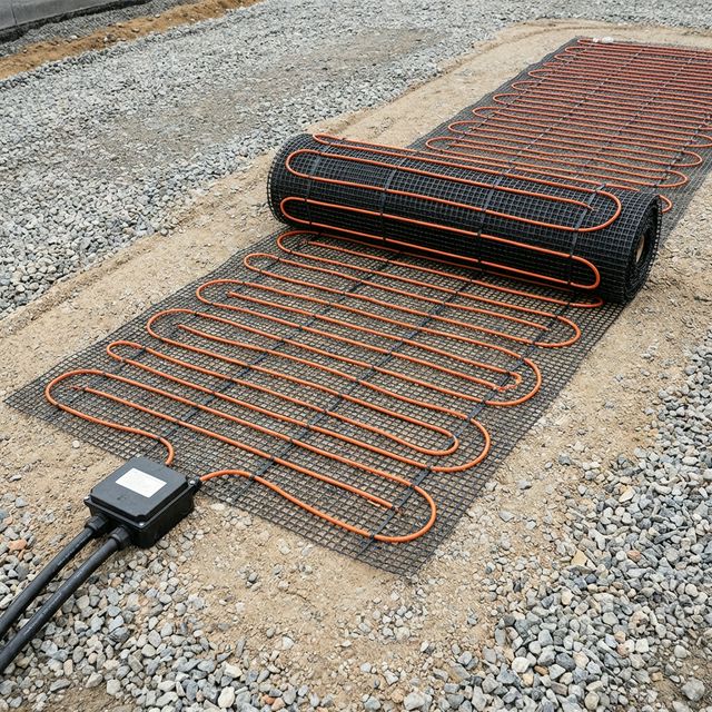 High-quality electric heating mat for driveways